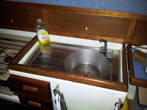 This Centaur sink replacement is a close fit