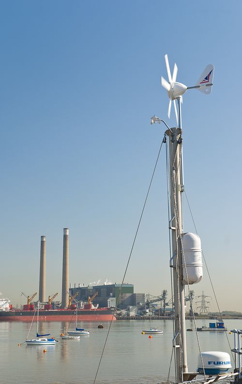 Wind generator Tilbury power station.jpg